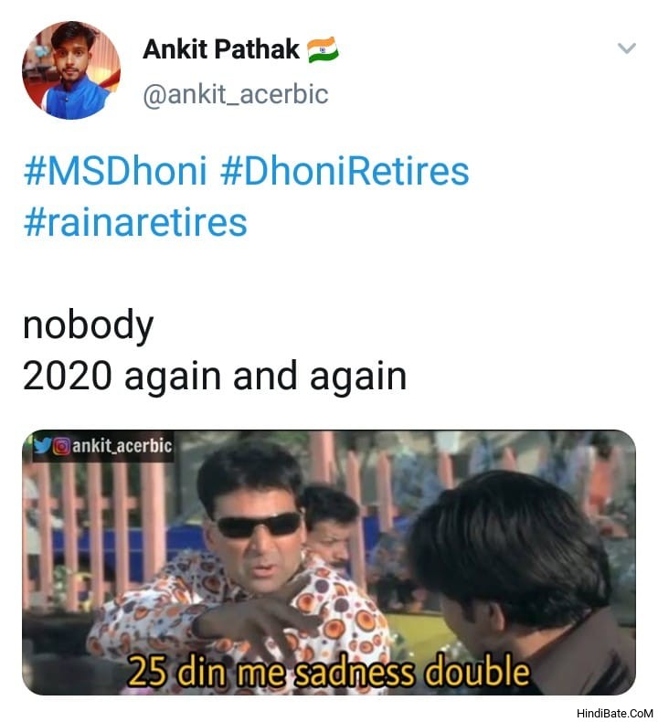 2020 again and again 21 din mein sadness double meme