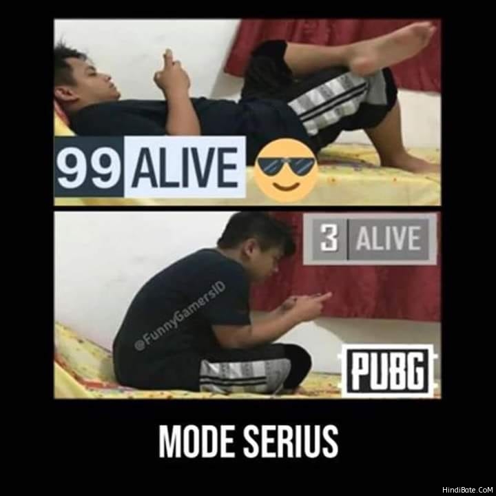 Copy 99 alive vs 3 alive Pubg mode serious meme 