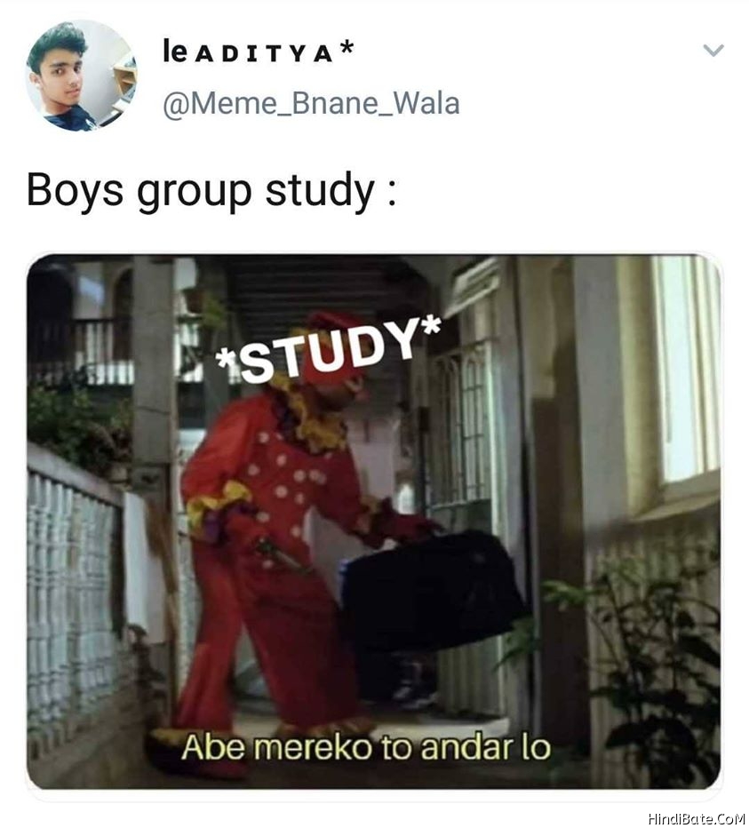 Students Memes in Hindi 