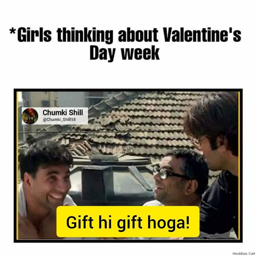 Copy Valentines week for me meme 
