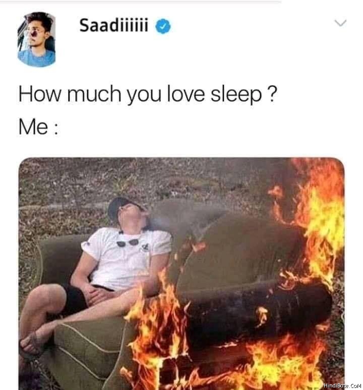 How much you love sleep