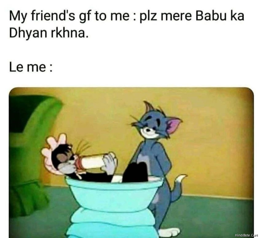 Tom And Jerry Memes in Hindi 