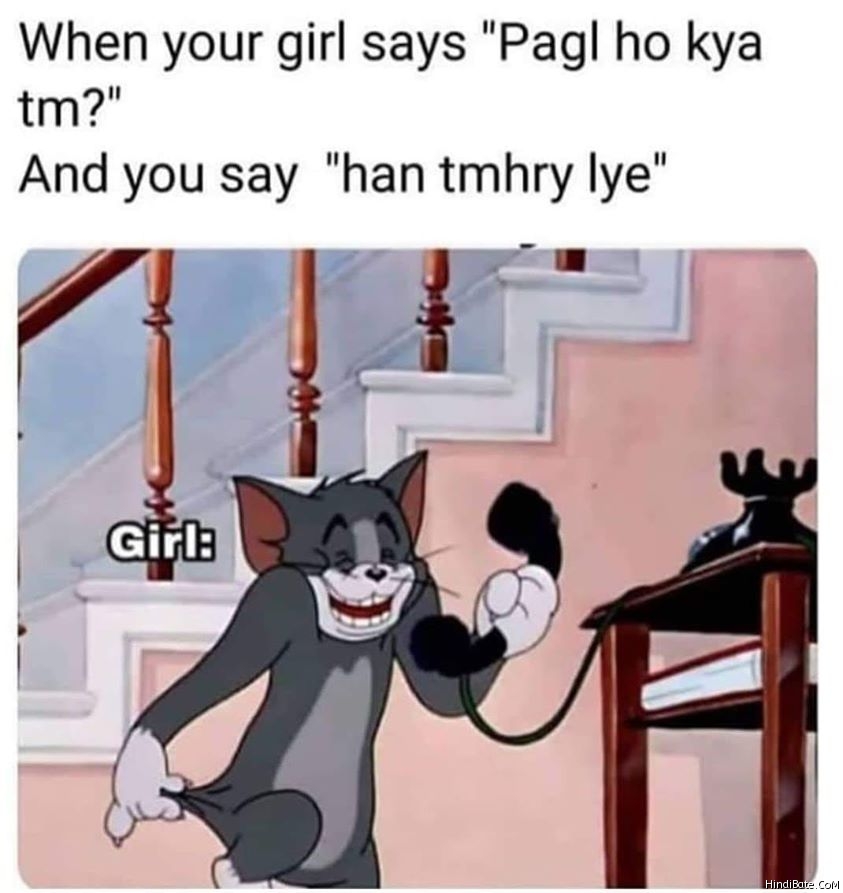 Tom And Jerry Memes in Hindi