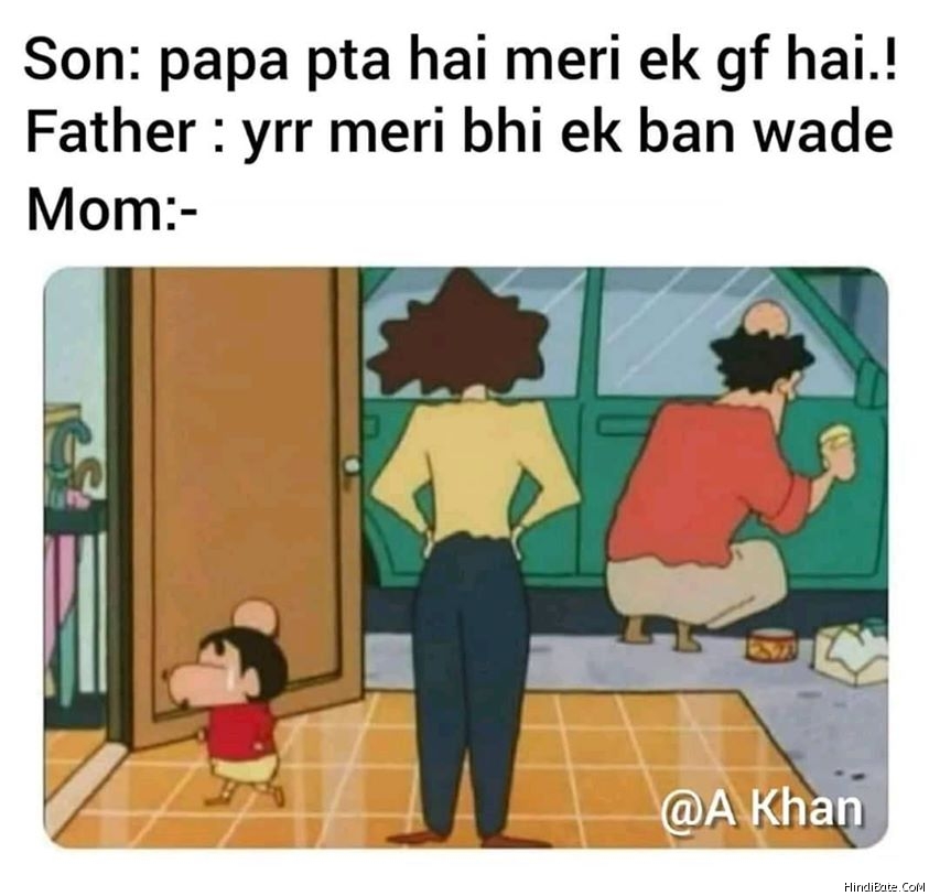 Shinchan Memes in Hindi
