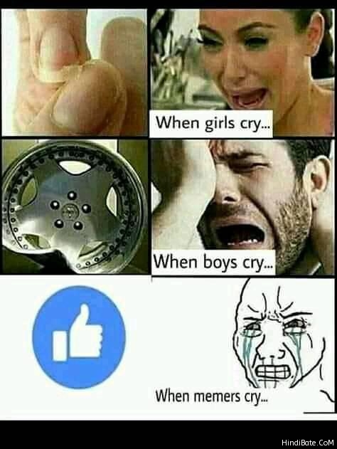 When memes cry