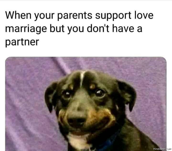 When your parents support love marriage meme