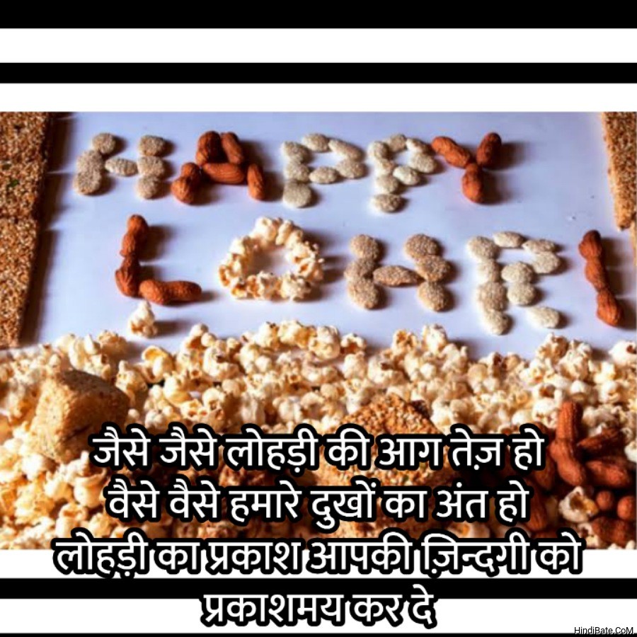 Lohari Wishes With Images in Hindi